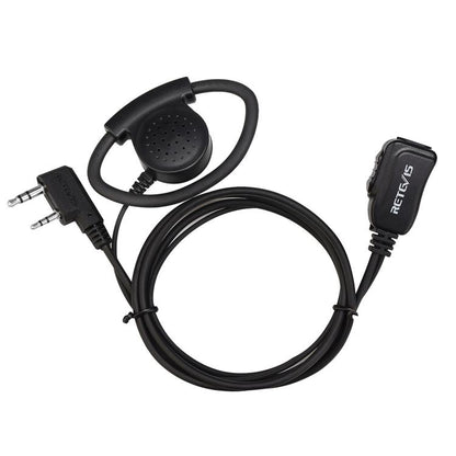 RETEVIS EEK012 Adjustable Contour High Volume K-head Double-needle D-type Ear Hook for H-777/RT-5R/RT1/RT2/RT5 /888s/UV5R, EEK012