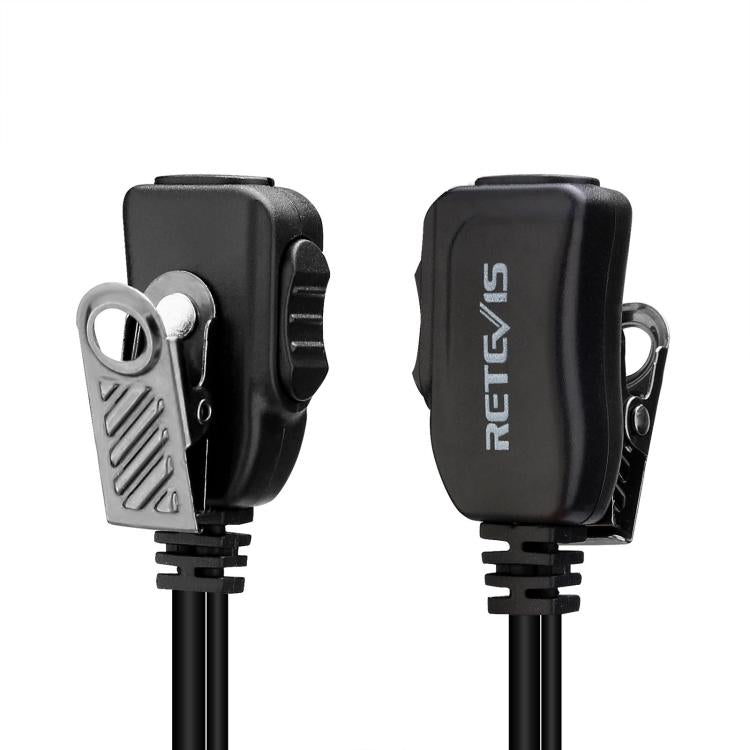 RETEVIS EEK012 Adjustable Contour High Volume K-head Double-needle D-type Ear Hook for H-777/RT-5R/RT1/RT2/RT5 /888s/UV5R, EEK012