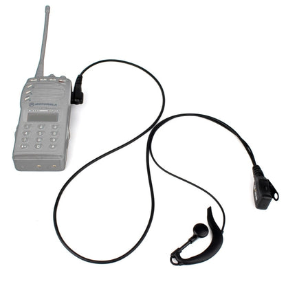 RETEVIS R-111 M Head 2 Pin PTT Adjustable Volume Earphone Microphone for Motorola GP68/GP88/GP300/GP2000, R-111 M Head