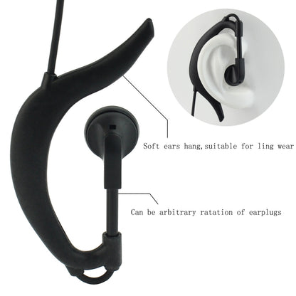 RETEVIS R-111 M Head 2 Pin PTT Adjustable Volume Earphone Microphone for Motorola GP68/GP88/GP300/GP2000, R-111 M Head