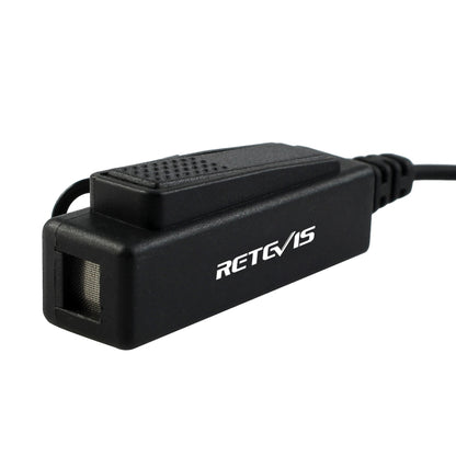 RETEVIS R-1M21 Two-wire Large PTT Acoustic Tube Earphone Microphone for Motorola XPR6000/XPR6550/DP4800/DP4801, R-1M21