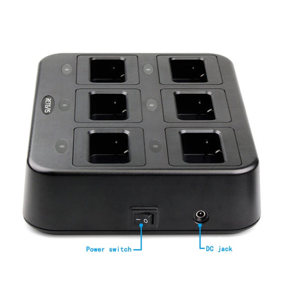 RETEVIS RTC21 Multi-function Six-Way Walkie Talkie Charger for Retevis RT21/RT24,, RTC21 EU Plug, RTC21 US Plug