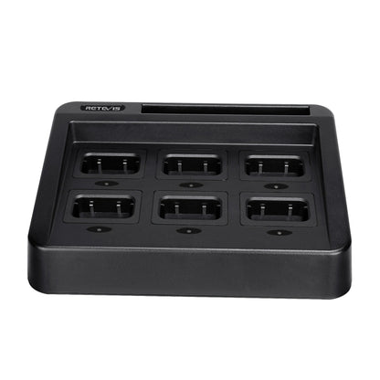 RETEVIS RTC29 Multi-function Interchangeable Slots Six-Way Walkie Talkie Charger for Retevis RT29, RTC29