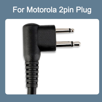 RETEVIS HM004 IPX5 Waterproof 2 Pin Motorcycle Speaker Microphone for Motorola GP68/GP88/GP300/ GP2000/CT150, HM004