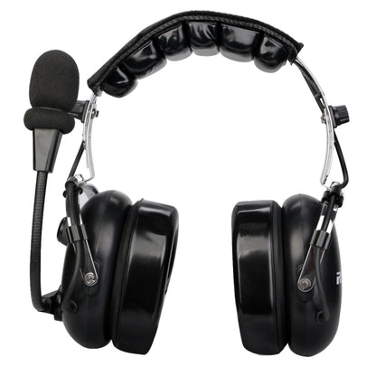 RETEVIS EH070K 2 Pin Adjustable Volume Binaural Noise Reduction Headphone Microphone, EH070K