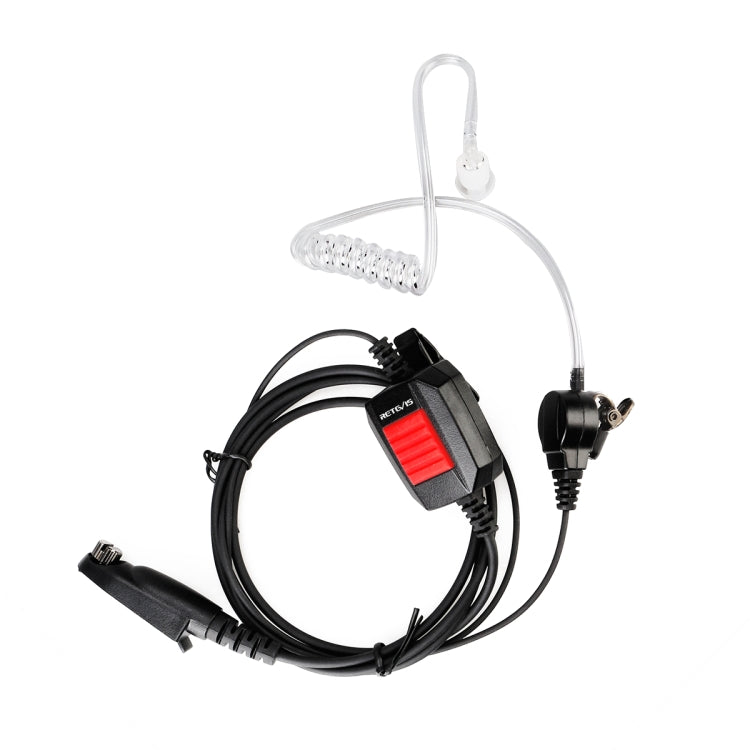 RETEVIS EA110M IP66 Waterproof  6 Pin Stylus PTT Air Guide Earphone Microphone with GP328plus Connector, EA110M