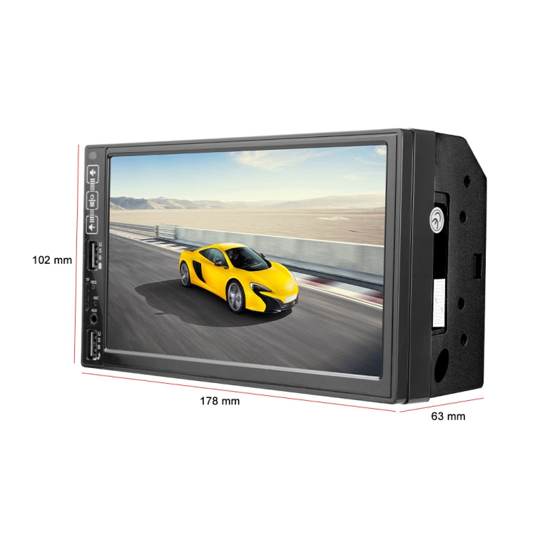 A2821 Car 7 inch Screen HD MP5 Player, Support Bluetooth / FM with Remote Control, Standard, Standard + 4LEDs Light Camera, Standard + 8LEDs Light Camera, Standard + 12LEDs Light Camera