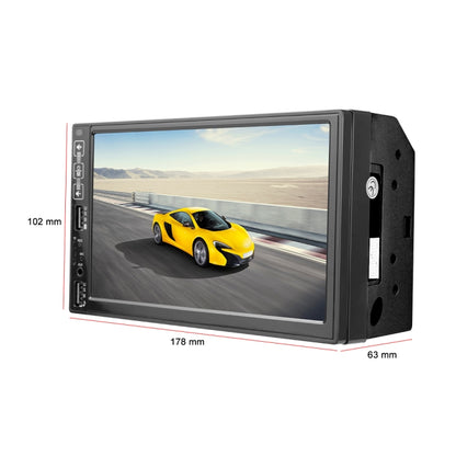 A2821 Car 7 inch Screen HD MP5 Player, Support Bluetooth / FM with Remote Control, Standard, Standard + 4LEDs Light Camera, Standard + 8LEDs Light Camera, Standard + 12LEDs Light Camera