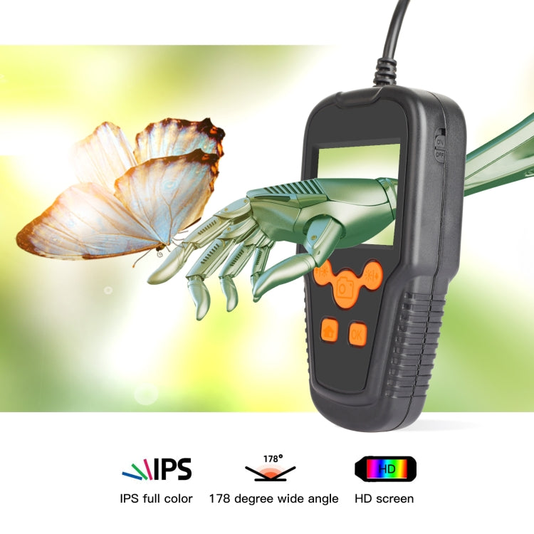P60A 5.5mm 1080P 2.4 inch IPS Screen IP68 Waterproof HD Digital Endoscope, 5.5mm 2m Hard Cable, 5.5mm 5m Hard Cable, 5.5mm 10m Hard Cable