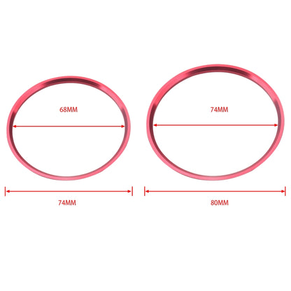 5 PCS Car Air Conditioner Air Outlet Decorative Ring for Mercedes-Benz, A5819-01, A5819-02, A5819-03