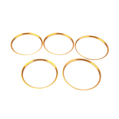 5 PCS Car Air Conditioner Air Outlet Decorative Ring for Mercedes-Benz, A5819-01, A5819-02, A5819-03