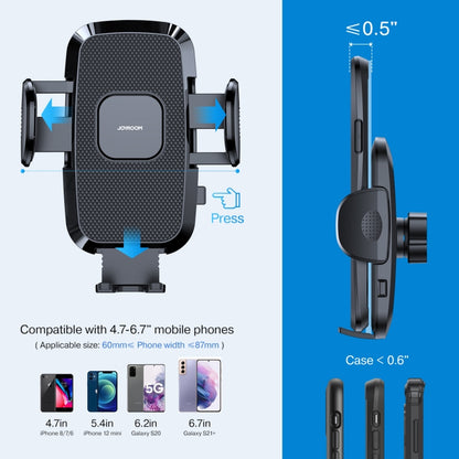 JOYROOM JR-ZS259 360 Degree Rotation Mechanical Car Holder, Style: Long Arm Sucker, JR-ZS259