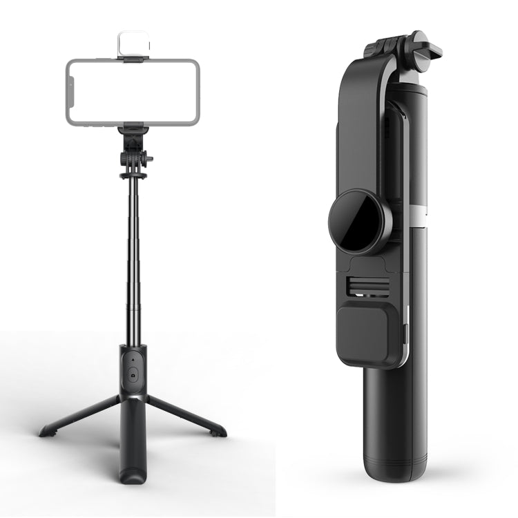 Q02S Fill Light Bluetooth Selfie Stick Tripod Mobile Phone Holder, Q02S(White), Q02S(Black)