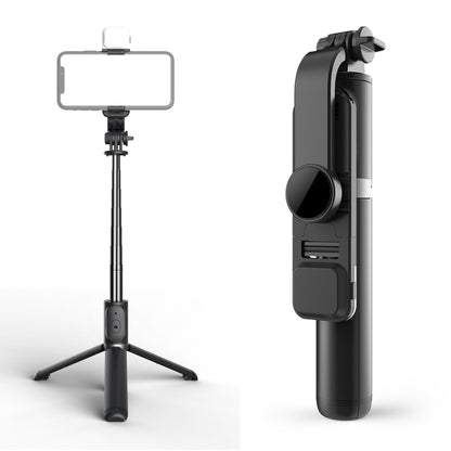 Q02S Fill Light Bluetooth Selfie Stick Tripod Mobile Phone Holder, Q02S(White), Q02S(Black)