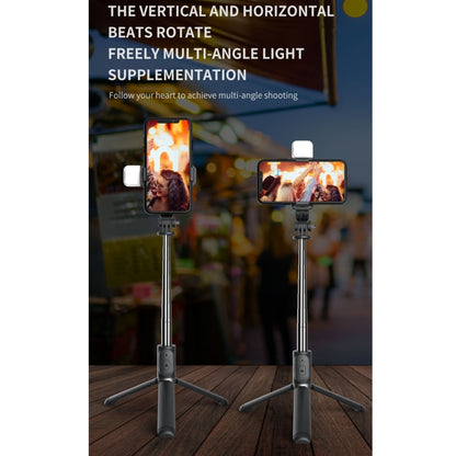 Q02S Fill Light Bluetooth Selfie Stick Tripod Mobile Phone Holder, Q02S(White), Q02S(Black)