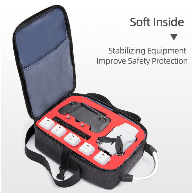 Shockproof Waterproof Single Shoulder Storage Bag Travel Carrying Cover Case Box for FIMI X8 mini, For FIMI X8 mini(Red Liner), For FIMI X8 mini(Black Liner)