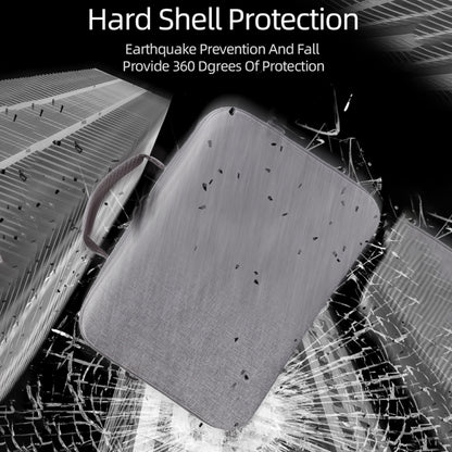 Grey Canvas Single Shoulder Storage Bag Shockproof Waterproof Travel Carrying Cover Hard Case for FIMI X8 Mini