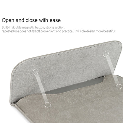 PU02 Ultra-thin Notebook Liner Bag with Small Bag, 11.6-12.5 inch, 13.3 inch, 14.1-15.4 inch