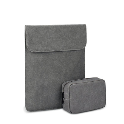 PU02 Ultra-thin Notebook Liner Bag with Small Bag, 11.6-12.5 inch, 13.3 inch, 14.1-15.4 inch