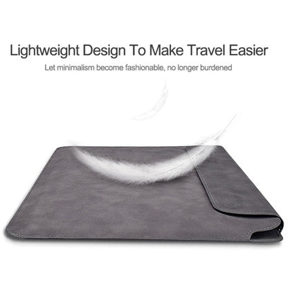 PU03 Lightweight Sheepskin Notebook Liner Bag, 14.1-15.4 inch