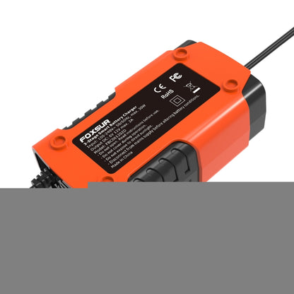 FOXSUR 2A / 6V / 12V Car / Motorcycle 3-stage Full Smart Battery Charger, 2A, US Plug, 2A, EU Plug, 2A, UK Plug