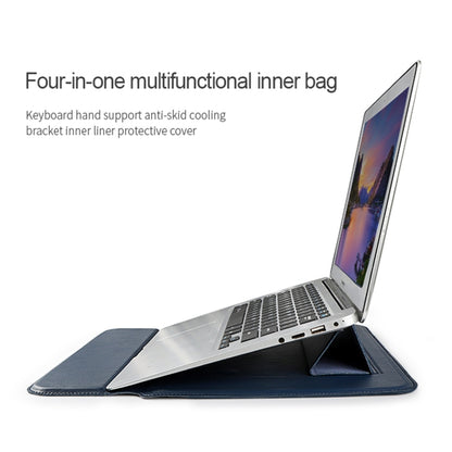 PU08 Multifunctional Notebook PU Liner Bag, 13.3 inch, 14.1-15.4 inch