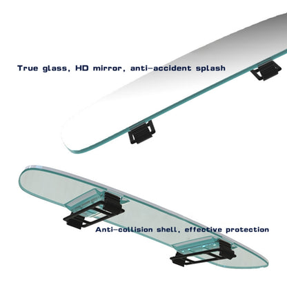 Car Rearview Retrofit Frameless Clear Large Mirror, 3R-337 Curved Mirror 250mm