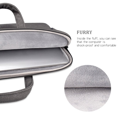ST06SDJ Frosted PU Business Laptop Bag with Detachable Shoulder Strap, 13.3 inch, 14.1-15.4 inch, 15.6 inch