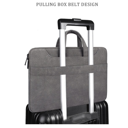 ST06SDJ Frosted PU Business Laptop Bag with Detachable Shoulder Strap, 13.3 inch, 14.1-15.4 inch, 15.6 inch