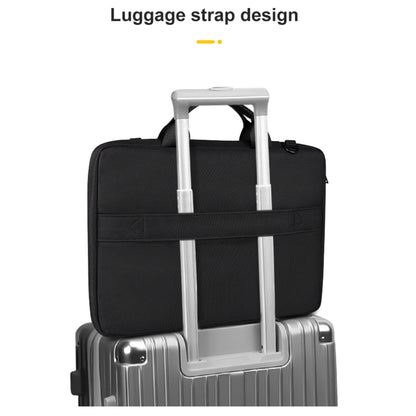 ST11 Polyester Thickened Laptop Bag with Detachable Shoulder Strap, 13.3 inch (with Strap), 14.1-15.4 inch (with Strap), 15.6 inch (with Strap)