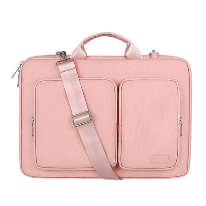 ST11 Polyester Thickened Laptop Bag with Detachable Shoulder Strap, 13.3 inch (with Strap), 14.1-15.4 inch (with Strap), 15.6 inch (with Strap)