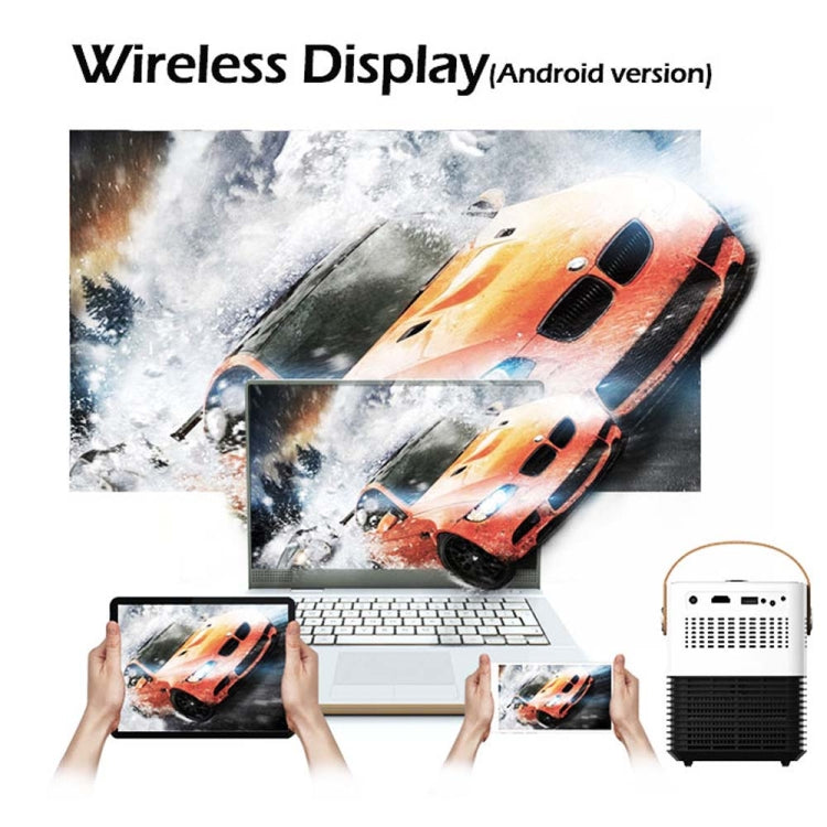 WEJOY L7 854x480P 100 ANSI Lumens Portable Home Theater LED HD Digital Projector with Battery, Android 6.0, 1G+8G, L7 US Plug