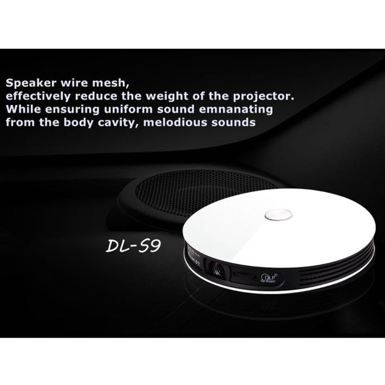 WEJOY DL-S9 1280x720P 300 Lumens Portable Home Theater LED HD Digital Projector, Android 6.0, 2G+16GB,, DL-S9 EU Plug, DL-S9 UK Plug, DL-S9 AU Plug