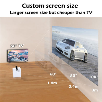 WEJOY Y2 1920x1080P 100 ANSI Lumens Portable Home Theater LED HD Digital Projector, Touch Control Version, Android 9.0, 2G+16G, UK Plug, Y2 EU Plug, Y2 UK Plug, Y2 AU Plug