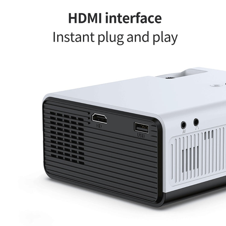 WEJOY Y5 800x480P 80 ANSI Lumens Portable Home Theater LED HD Digital Projector, Android 9.0, 1G+8G,, Y5 EU Plug, Y5 UK Plug, Y5 AU Plug