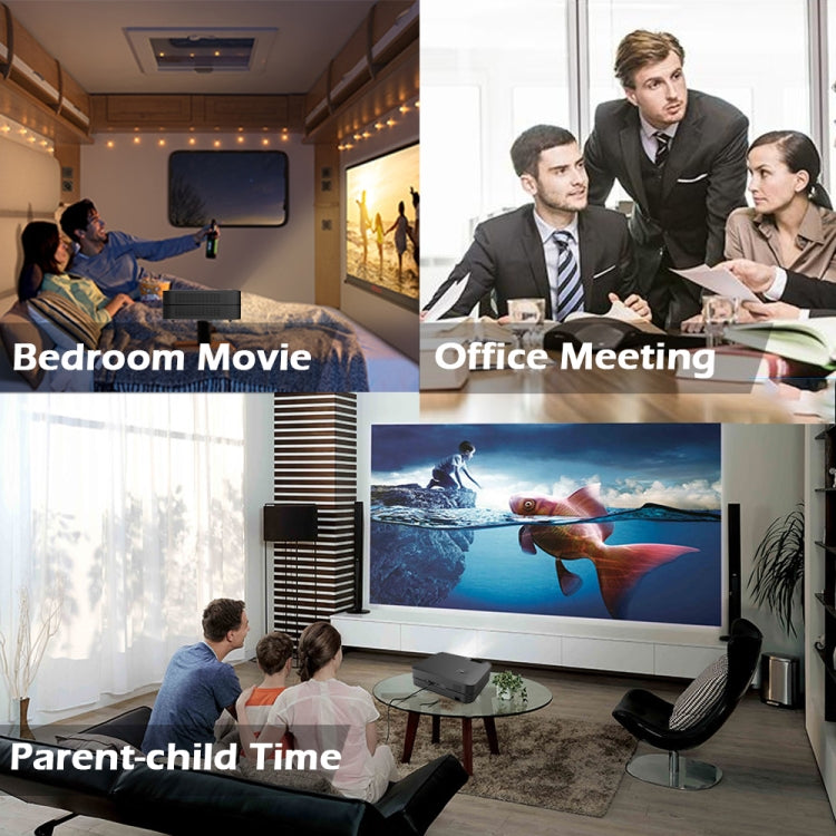 WEJOY L9 1920x1080P 400 ANSI Lumens Portable Home Theater LED HD Digital Projector, Android 6.0, 1G+8G,, L9 EU Plug, L9 UK Plug, L9 AU Plug
