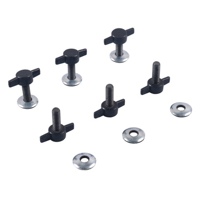 A6114 6 PCS Car Hard Top Fast Removal Screws Fastener Kit for Jeep Wrangler Sport 2007-2018, A6114