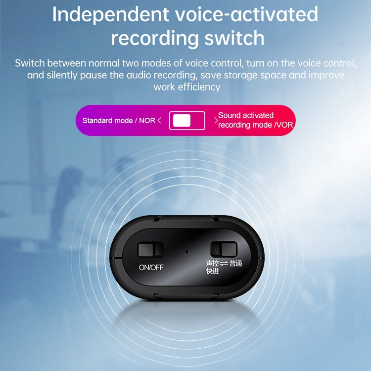 B800LI Clip-on HD Noise Reduction Recording Pen, Support TF Card & One-key Recording & OTG, 8GB, 16GB, 32GB, 128GB