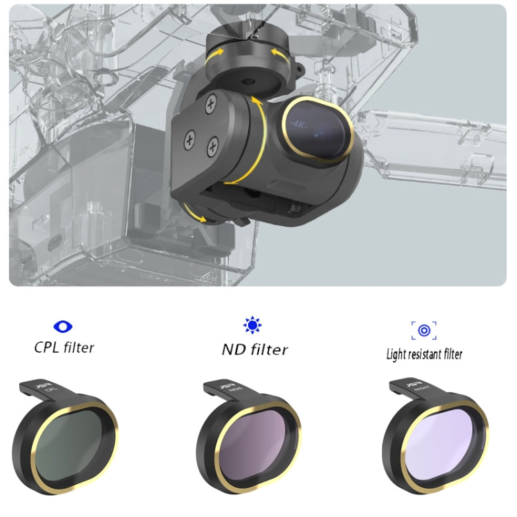 JSR for FiMi X8 mini Drone Lens Filter Kit, 3 in 1 Filter, 4 in 1 Filter, 5 in 1 Filter, 6 in 1 Filter, 8 in 1 Filter
