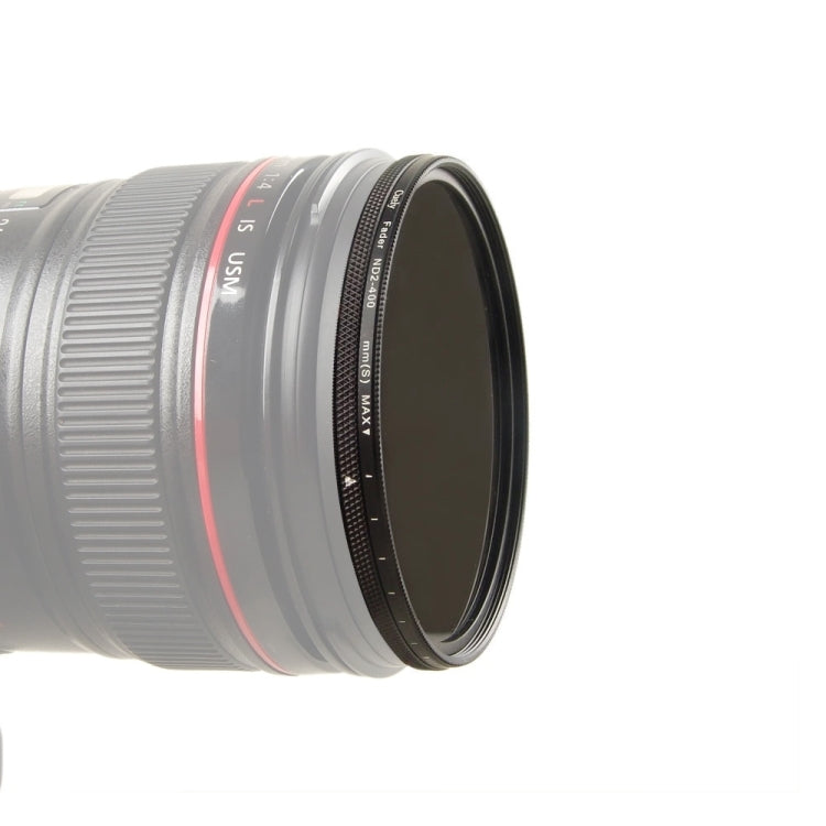 ND2-400 ND2 to ND400 ND Filter Lens Neutral Density Adjustable Variable Filter, Cuely 40.5mm, Cuely 49mm, Cuely 52mm, Cuely 55mm, Cuely 58mm, Cuely 62mm, Cuely 67mm, Cuely 72mm, Cuely 77mm, Cuely 82mm