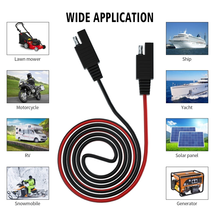 CS-1423B1 1m Double SAE Socket Cable, CS-1423B1