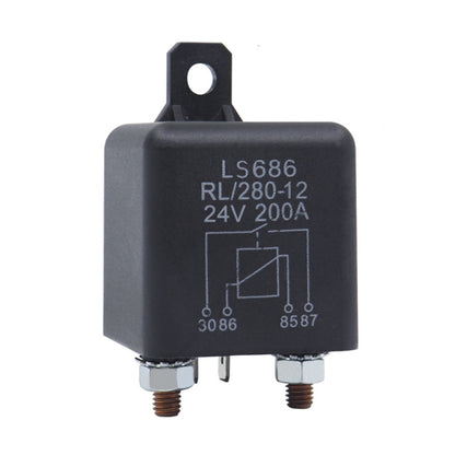 200A RV Modified Start Relay, 12V 1.8W Continuous Type, 12V 4.8W Start Type, 24V 1.8W Continuous Type, 24V 4.8W Start Type