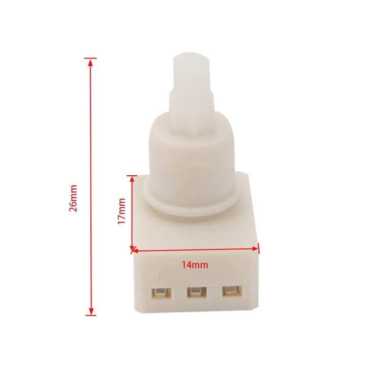 A5742 1 Pair Car Interior Ceiling Lights Switch 34404-SDA-A21 for Honda, White