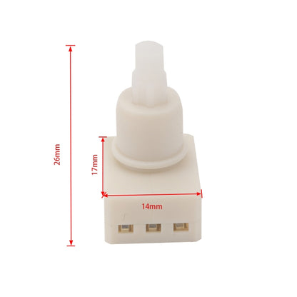 A5742 1 Pair Car Interior Ceiling Lights Switch 34404-SDA-A21 for Honda, White