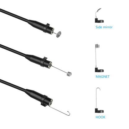 P90 14mm 4.5 inch HD 500W Autofocus Camera Endoscope Portable Waterproof Industrial Pipe Endoscope,, Hard Cable Length: 2m, Hard Cable Length: 5m, Hard Cable Length: 10m
