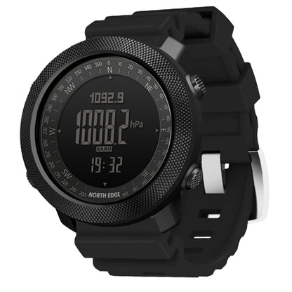 NORTH EDGE Multi-function Waterproof Outdoor Sports Electronic Smart Watch, Support Humidity Measurement / Weather Forecast / Speed Measurement, Silicone Strap