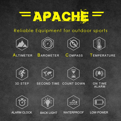 NORTH EDGE Multi-function Waterproof Outdoor Sports Electronic Smart Watch, Support Humidity Measurement / Weather Forecast / Speed Measurement, Silicone Strap