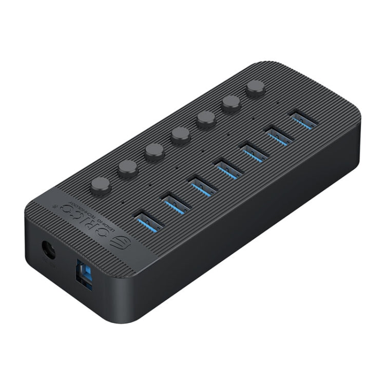 ORICO CT2U3-7AB-WH 7 In 1 Plastic Stripes Multi-Port USB HUB with Individual Switches,, CT2U3-7AB-WH EU Plug, CT2U3-7AB-BK AU Plug, CT2U3-7AB-WH AU Plug, CT2U3-7AB-BK UK Plug, CT2U3-7AB-WH UK Plug, CT2U3-7AB-BK EU Plug