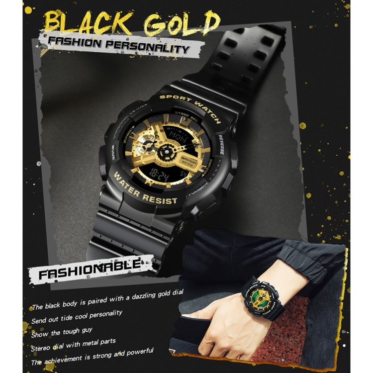 SANDA World Time Luminous Calendar Multifunctional Men Sports Quartz Watch