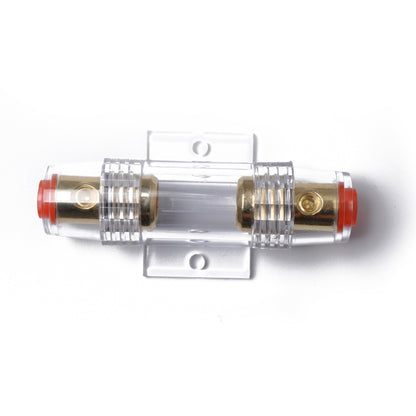 Car 100 Amp Audio AGU Fuse Holder Fuseholder 4 6 8 Gauge Inline Gold Plated, 100 Amp